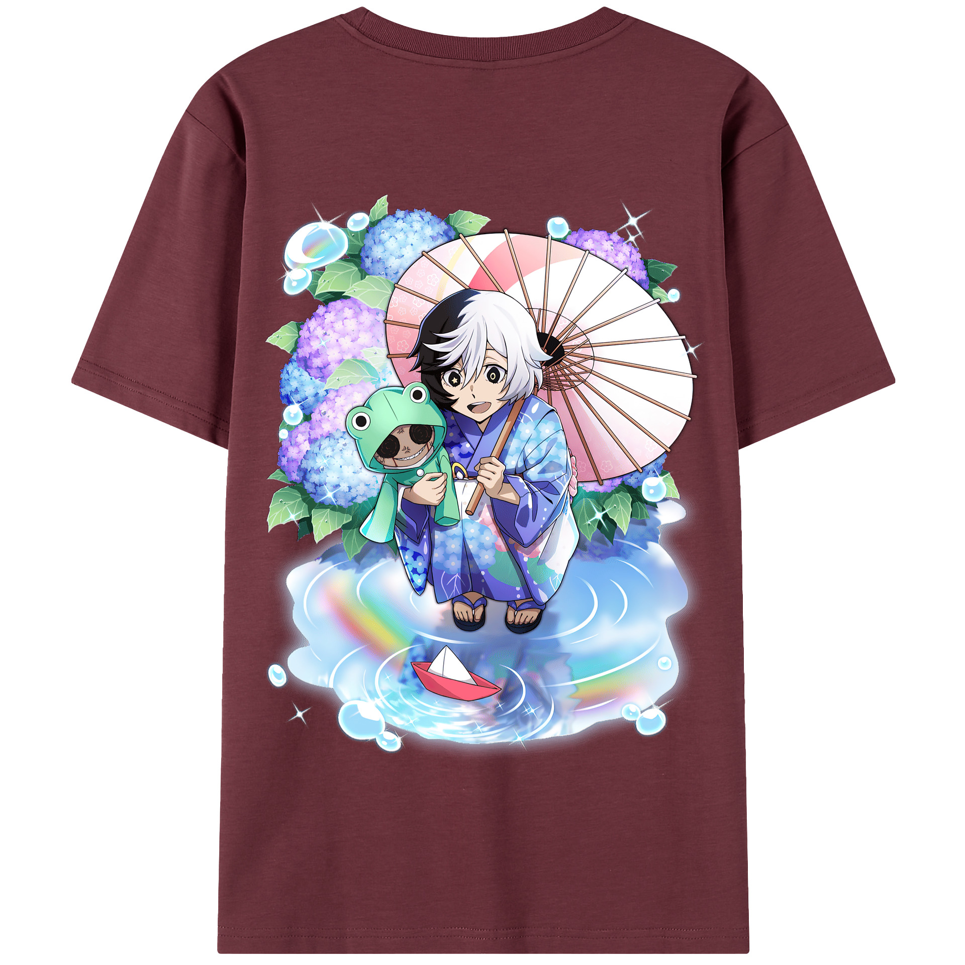 （画像用） 文豪ストレイドッグス Bungo Stray Dogs 綿100％半袖Tシャツ（背面プリント）
